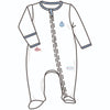 Little Skipper Applique Zip Footie - Magnolia BabyFootie