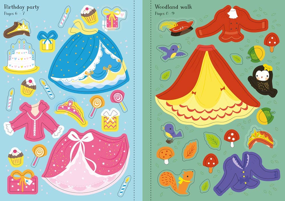 Little Sticker Dolly Dressing - Princess - Magnolia BabyStickers