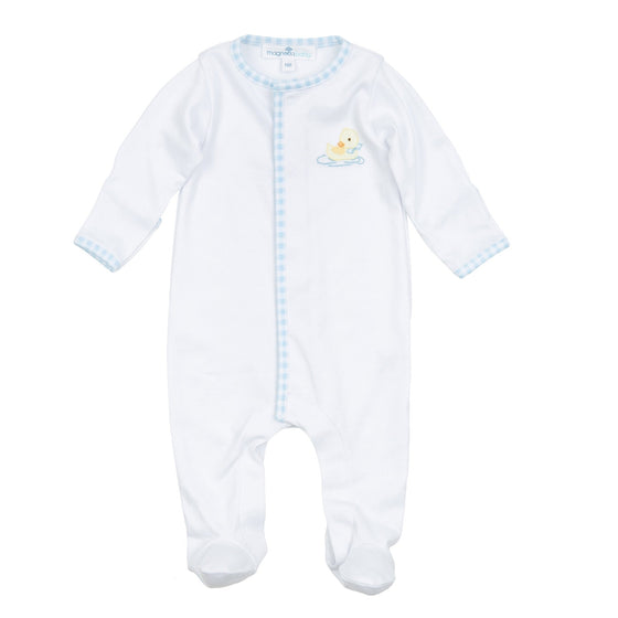 Little Waddlers Footie - Light Blue - Magnolia BabyFootie