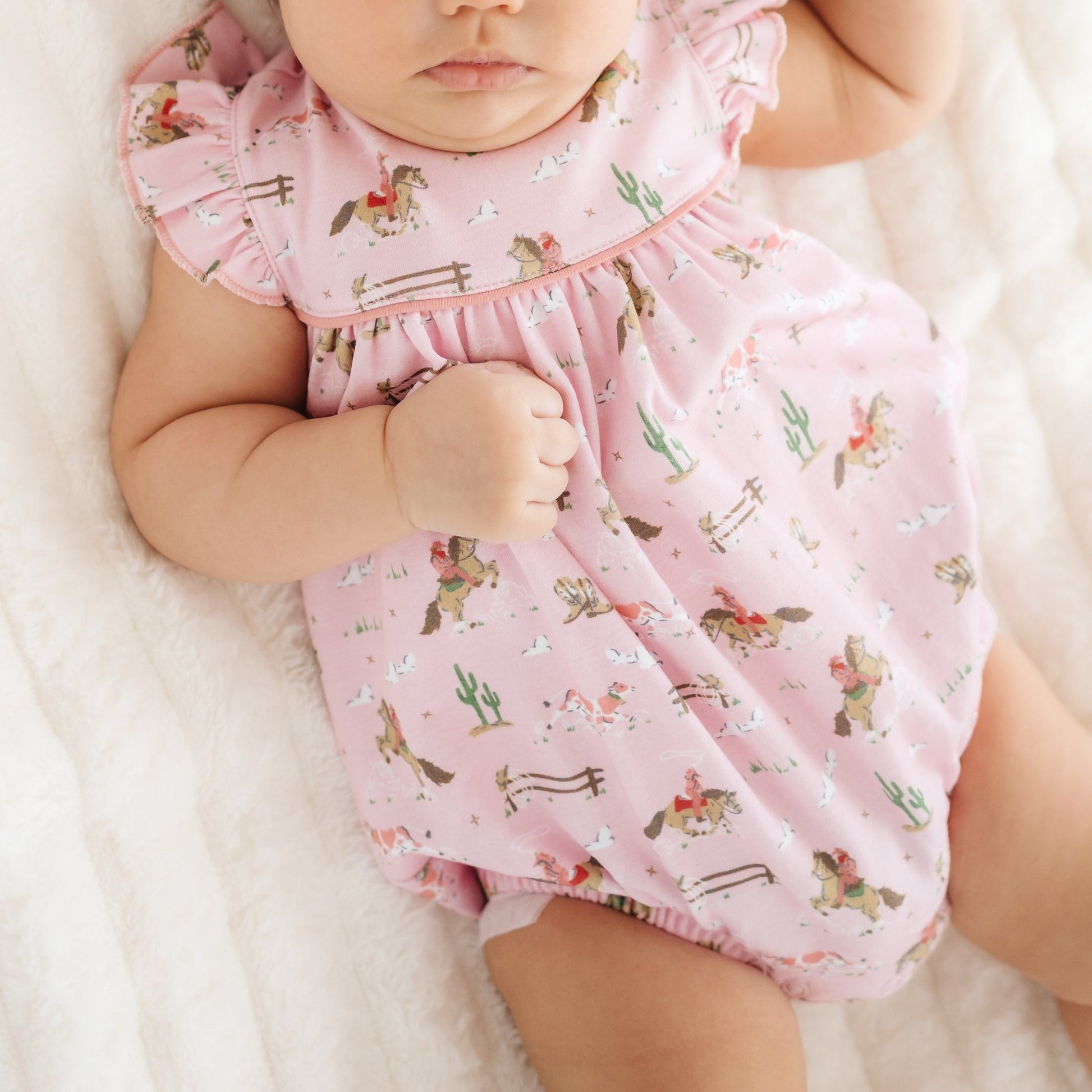 Little Wranglers Bubble - Dusty Rose - Magnolia BabyBubble