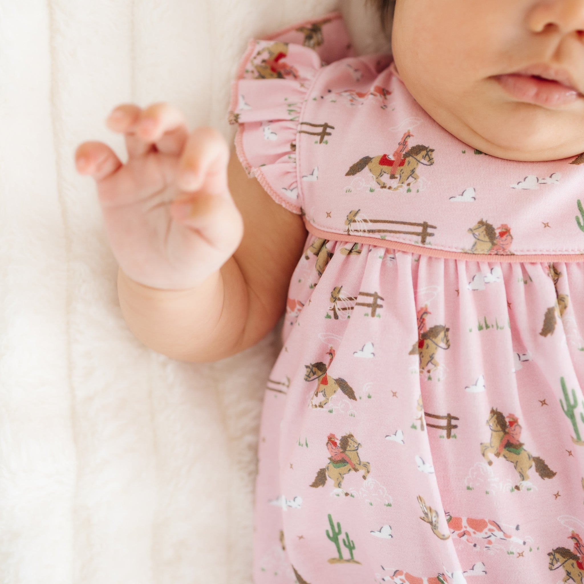 Little Wranglers Bubble - Dusty Rose - Magnolia BabyBubble