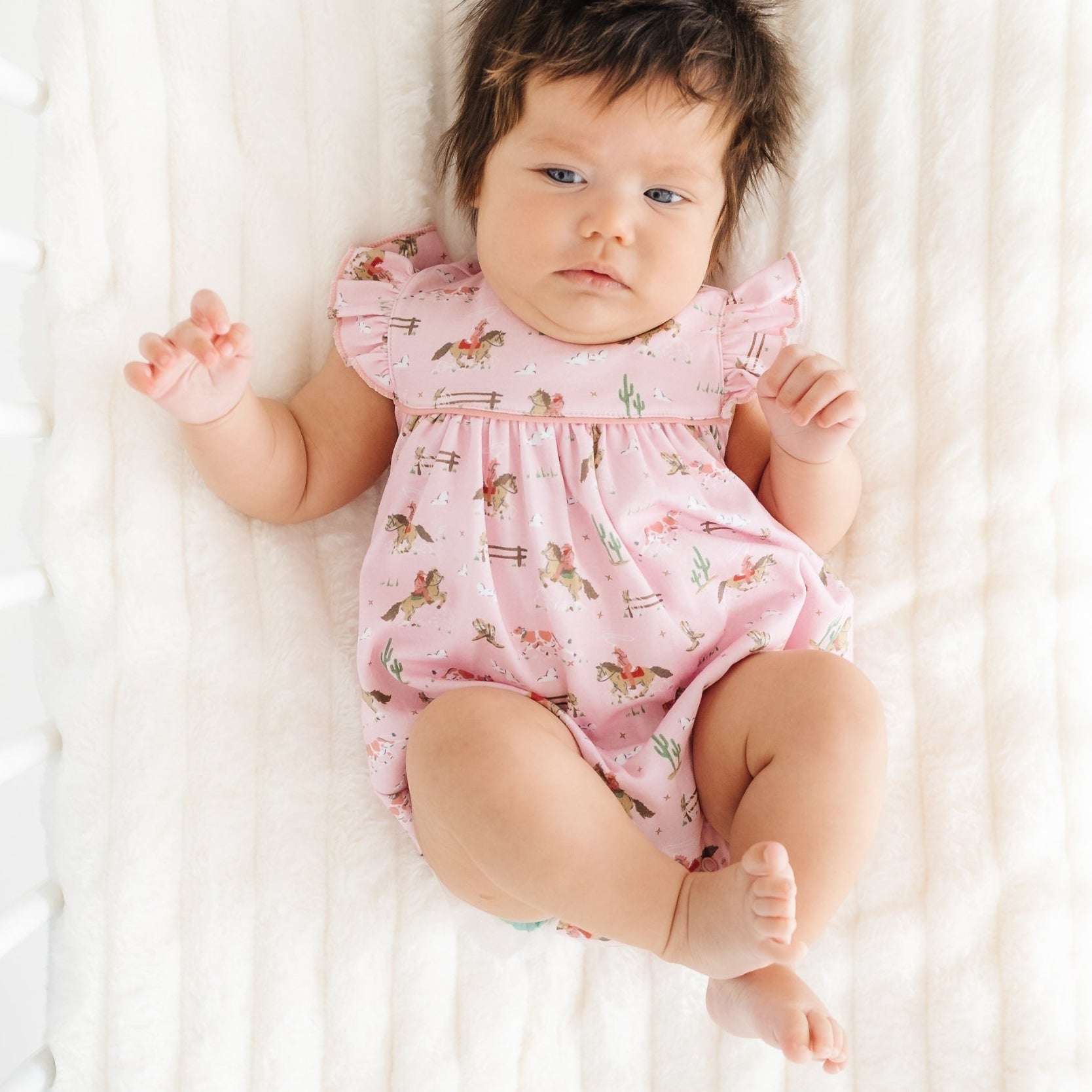 Little Wranglers Bubble - Dusty Rose - Magnolia BabyBubble