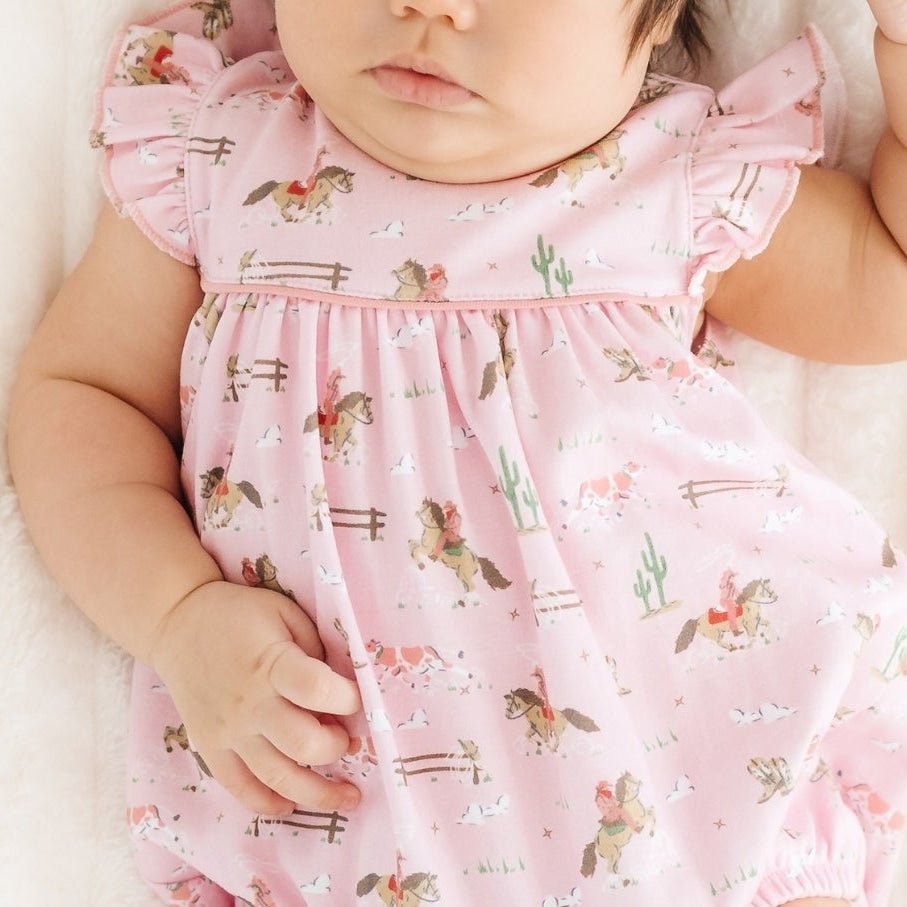 Little Wranglers Bubble - Dusty Rose - Magnolia BabyBubble