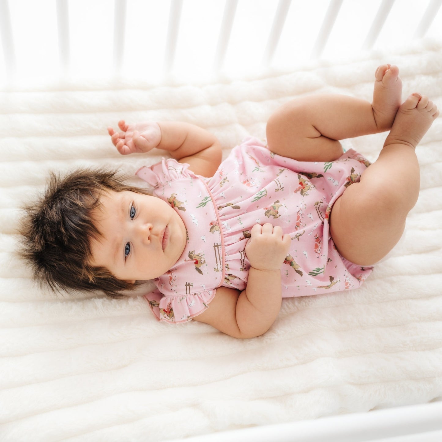 Little Wranglers Bubble - Dusty Rose - Magnolia BabyBubble