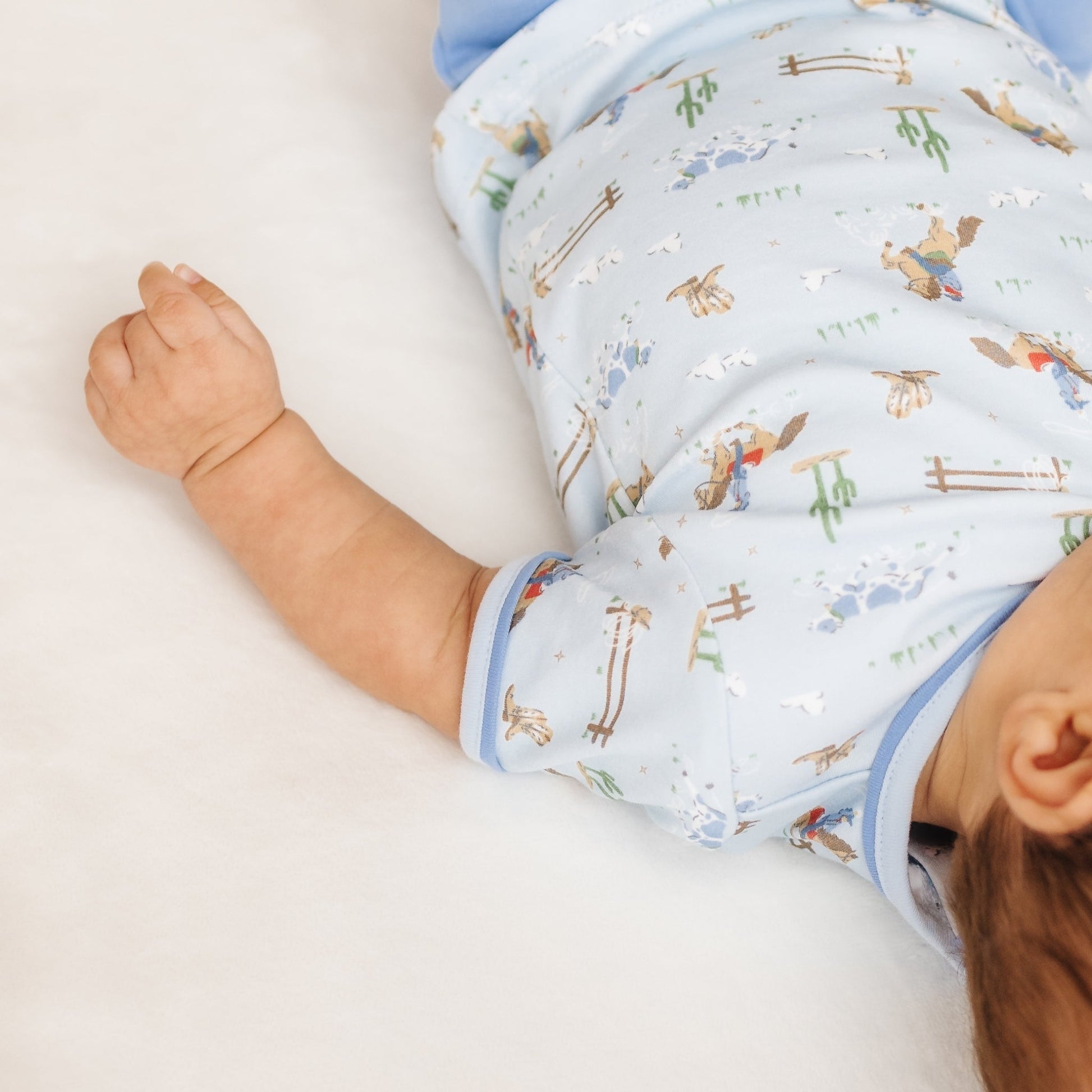 Little Wranglers Diaper Cover Set - Sky - Magnolia BabyDiaper Cover