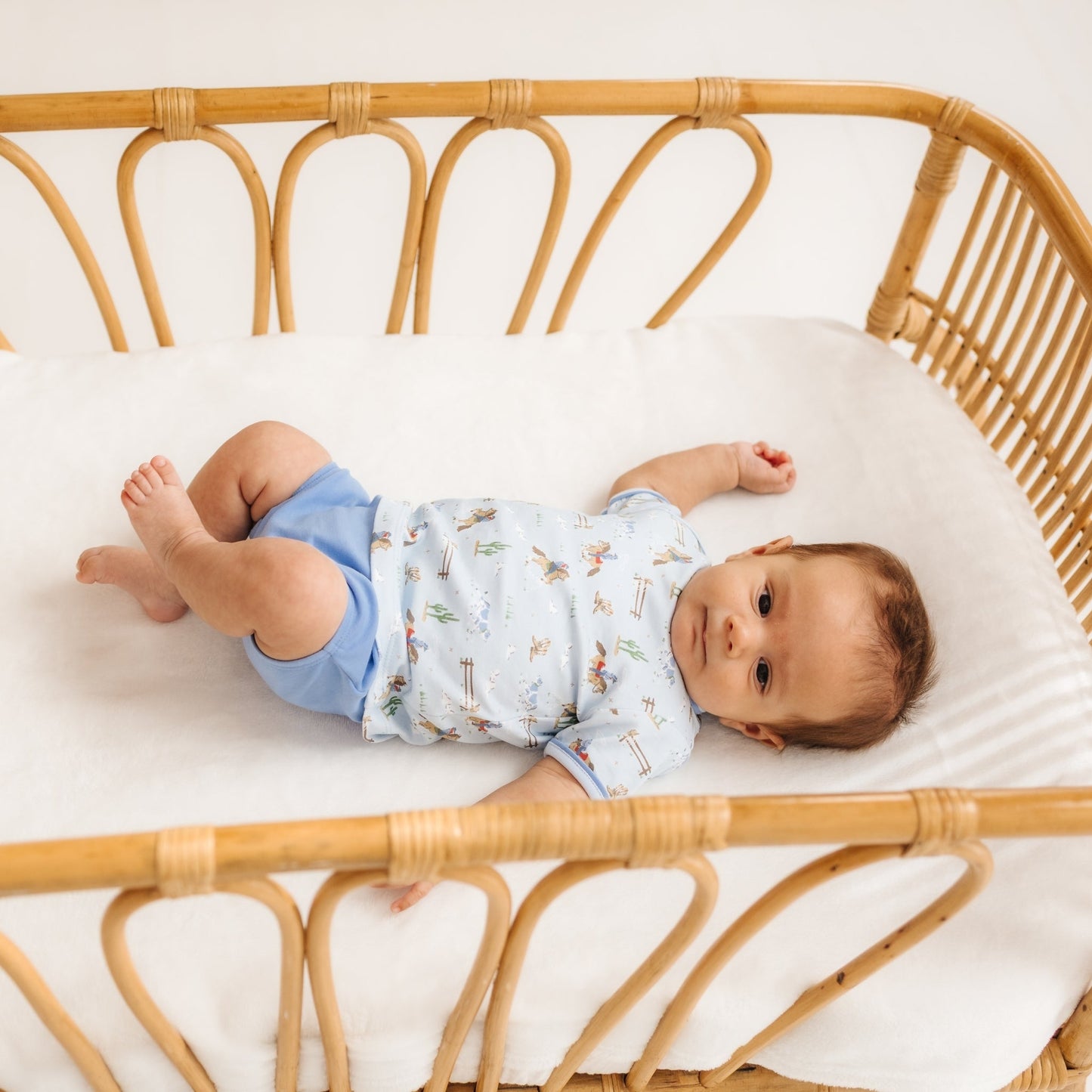 Little Wranglers Diaper Cover Set - Sky - Magnolia BabyDiaper Cover