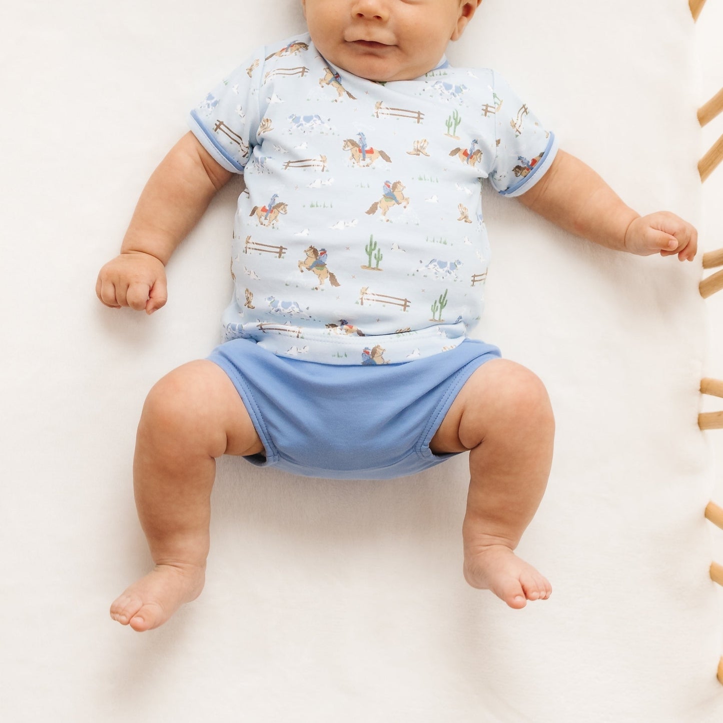 Little Wranglers Diaper Cover Set - Sky - Magnolia BabyDiaper Cover