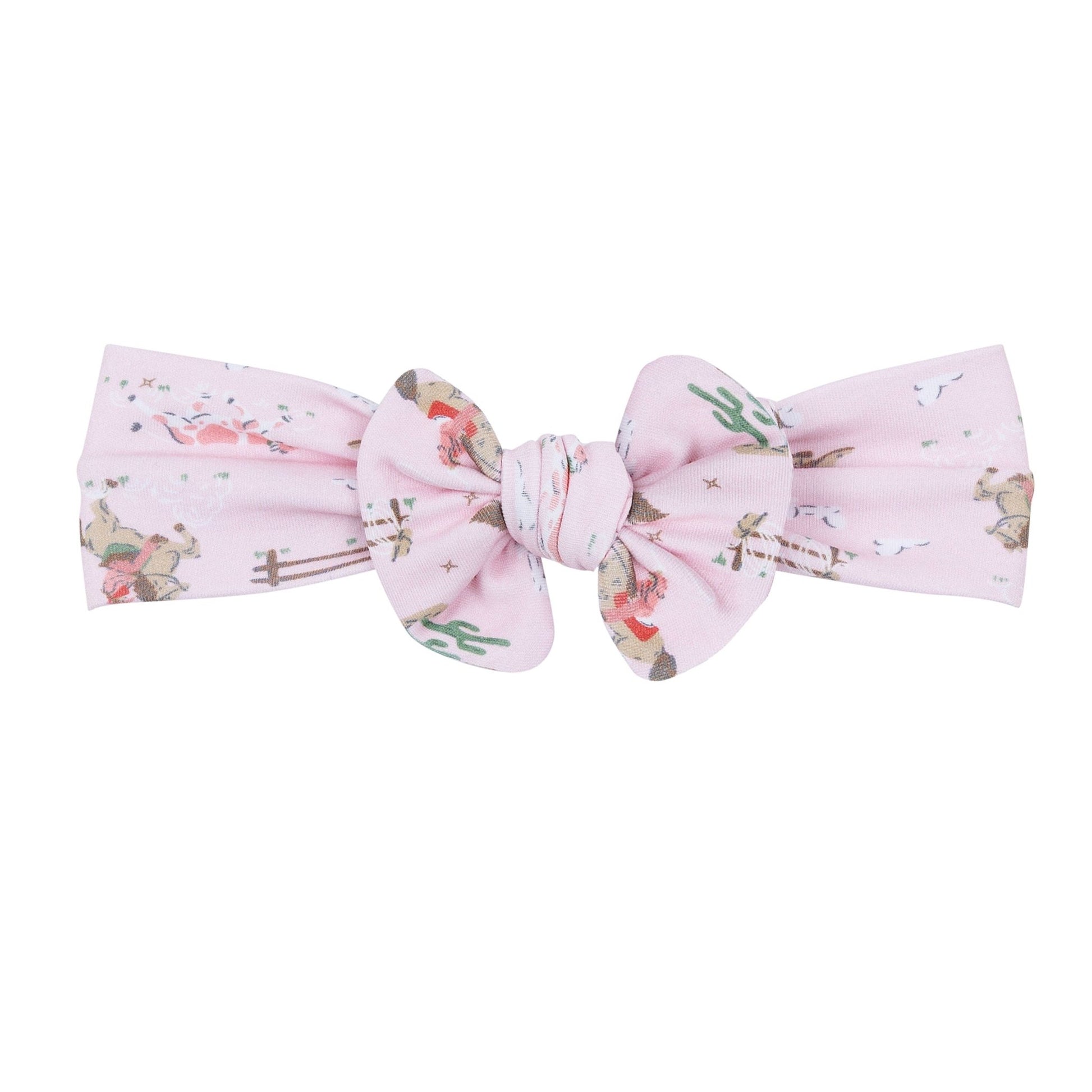 Little Wranglers Headband - Dusty Rose - Magnolia BabyHeadband