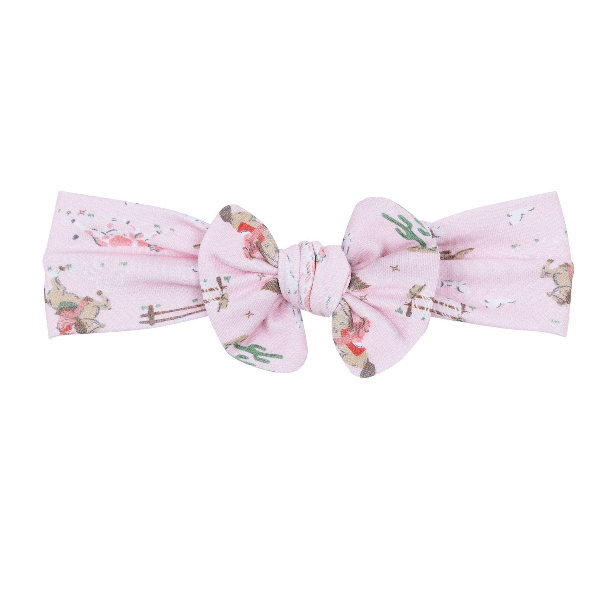 Little Wranglers Headband - Dusty Rose - Magnolia BabyHeadband