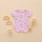 Little Wranglers Lap Bodysuit - Dusty Rose - Magnolia BabyBodysuit
