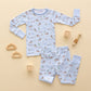 Little Wranglers Long Pajamas - Sky - Magnolia BabyLong Pajamas