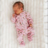 Little Wranglers Zip Footie - Dusty Rose - Magnolia BabyFootie