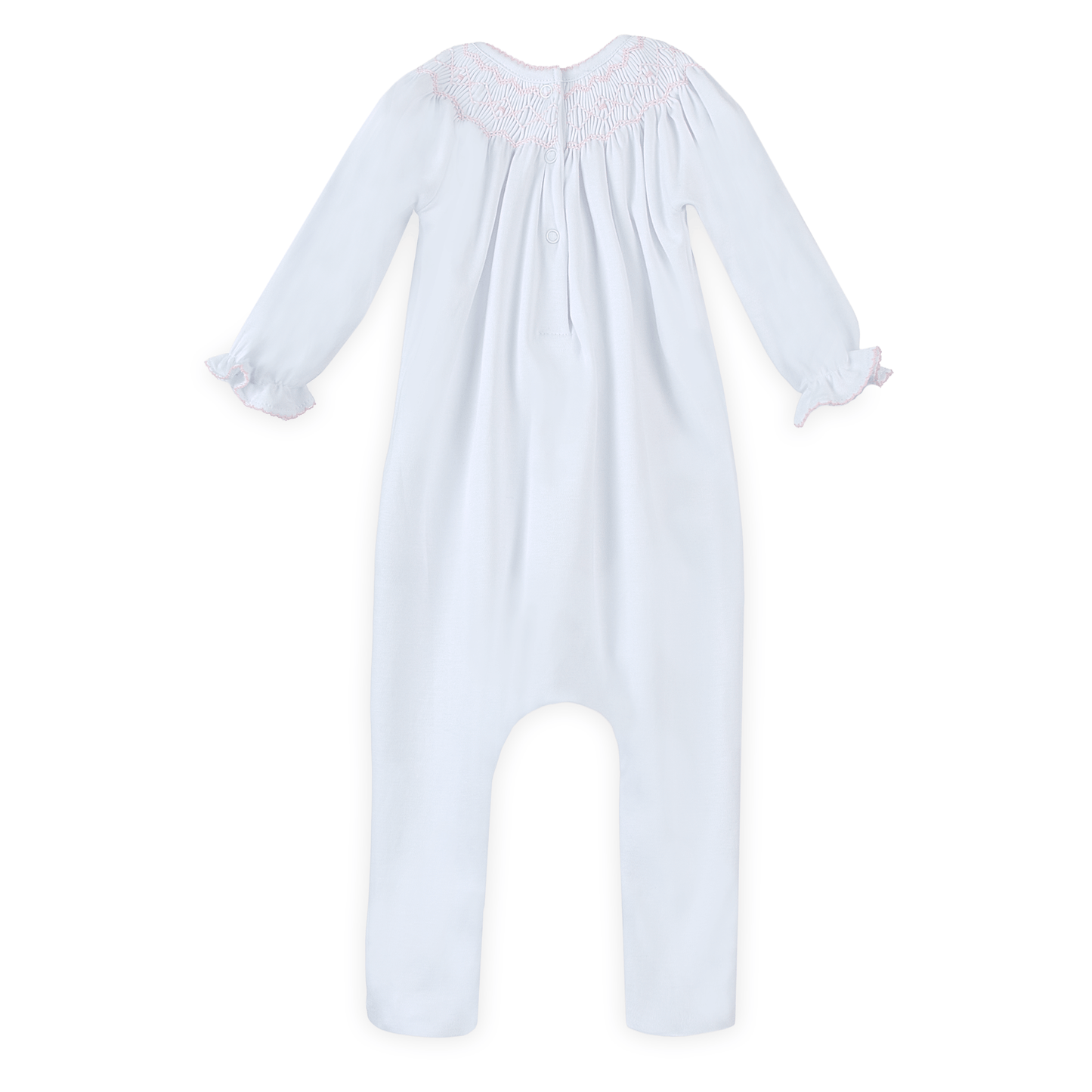 Lizzie's Classics Bishop Footie - Pink - Magnolia BabyFootie