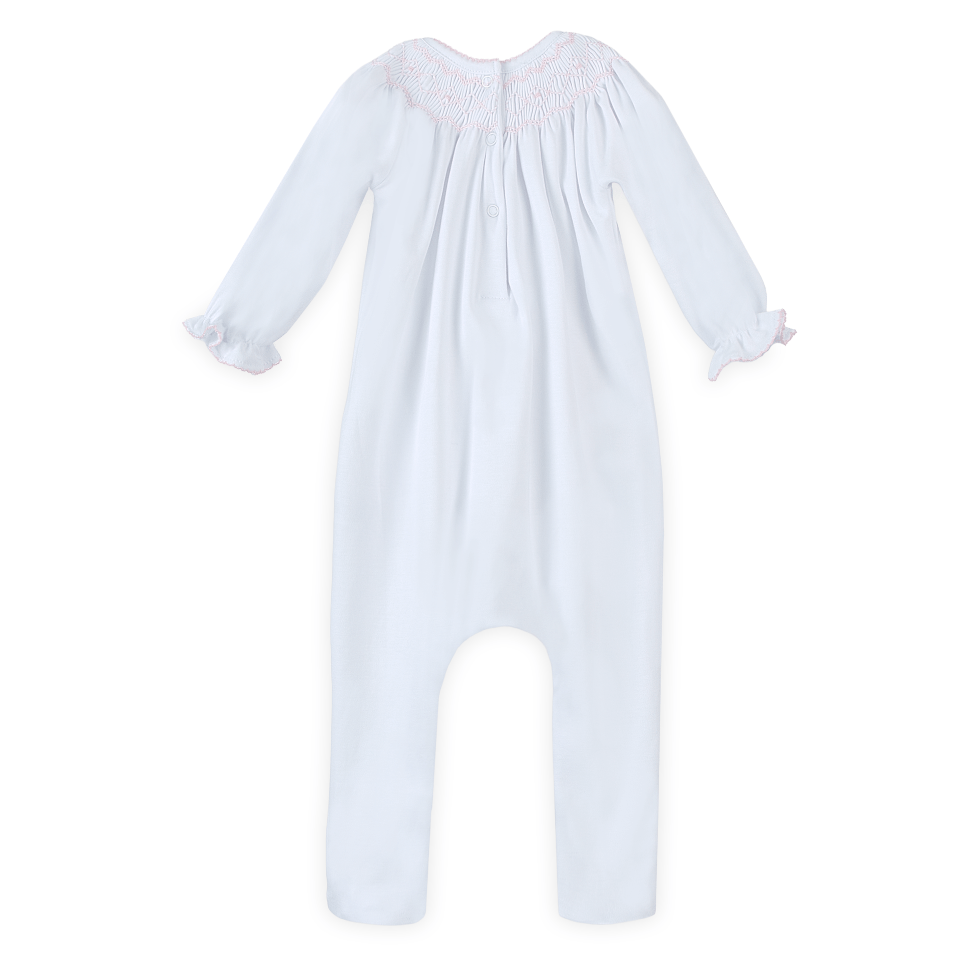 Lizzie's Classics Bishop Footie - Pink - Magnolia BabyFootie
