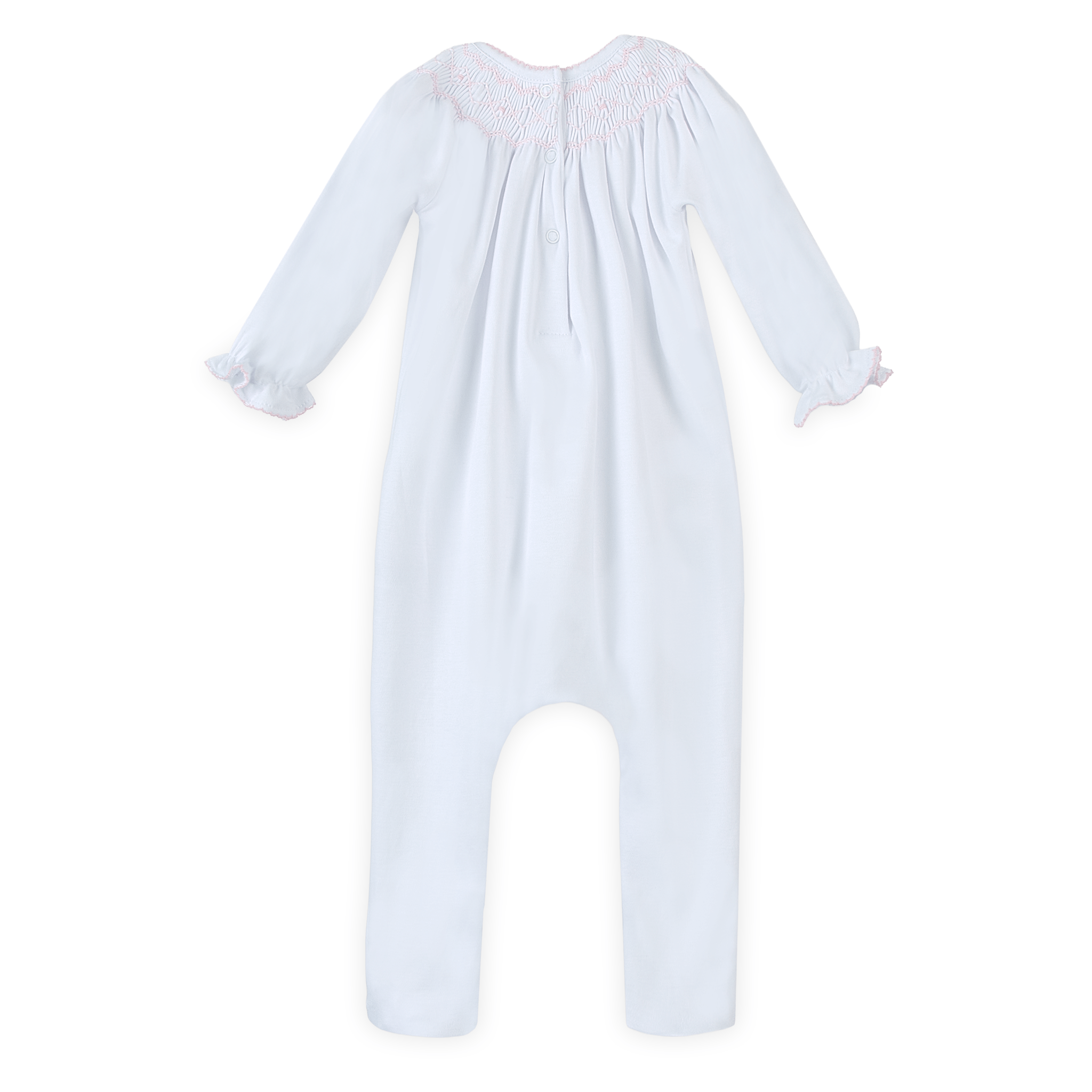 Lizzie's Classics Bishop Footie - Pink - Magnolia BabyFootie