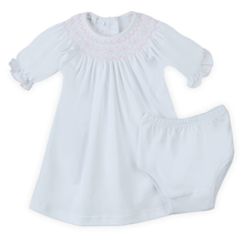  Lizzie's Classics Bishop Short Sleeve Dress - Pink - Magnolia BabyDress