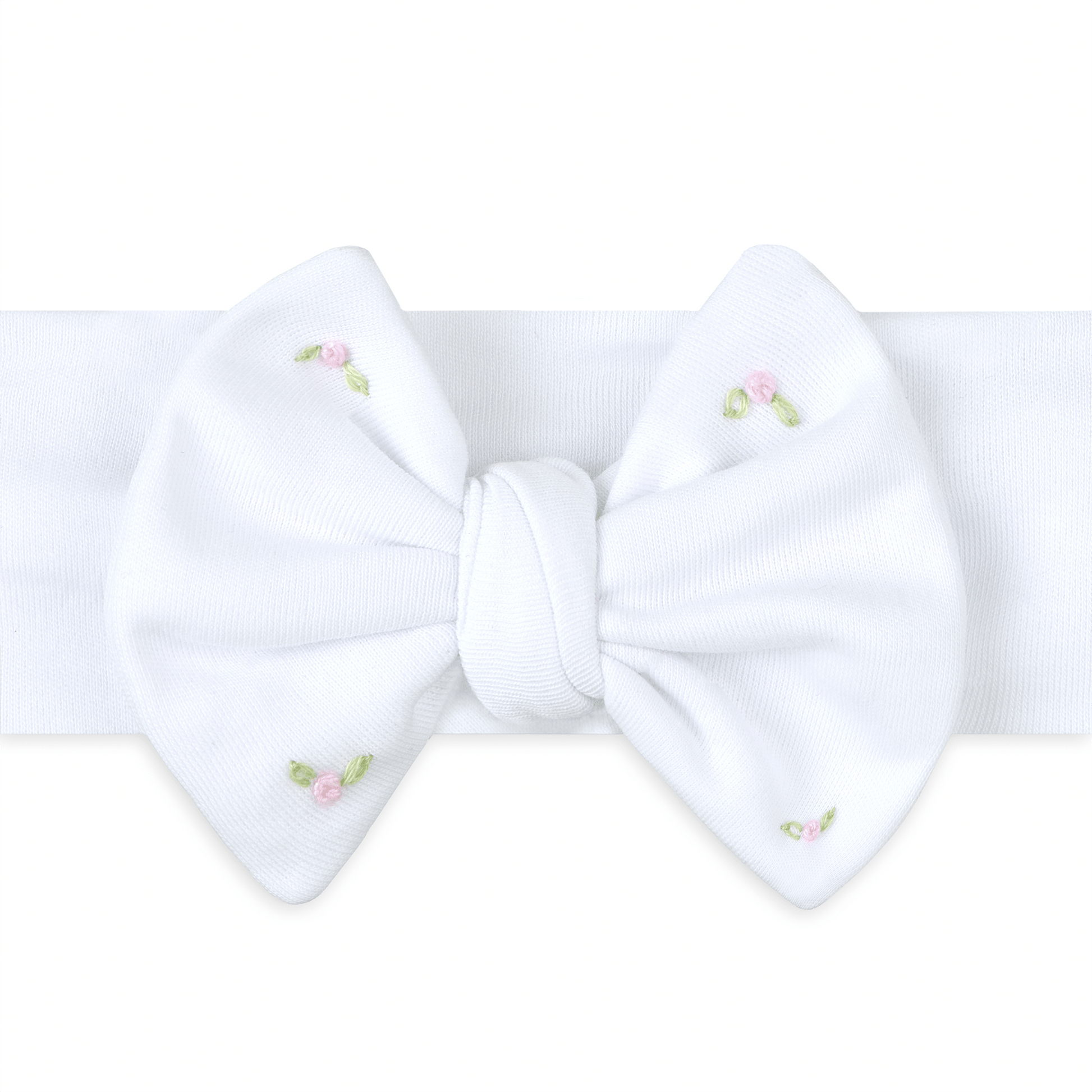 Lizzie's Classics Embroidered Headband - Pink - Magnolia BabyHeadband