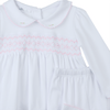 Lizzie's Classics Smocked 2pc Pant Set - Pink - Magnolia Baby2pc Pant Set