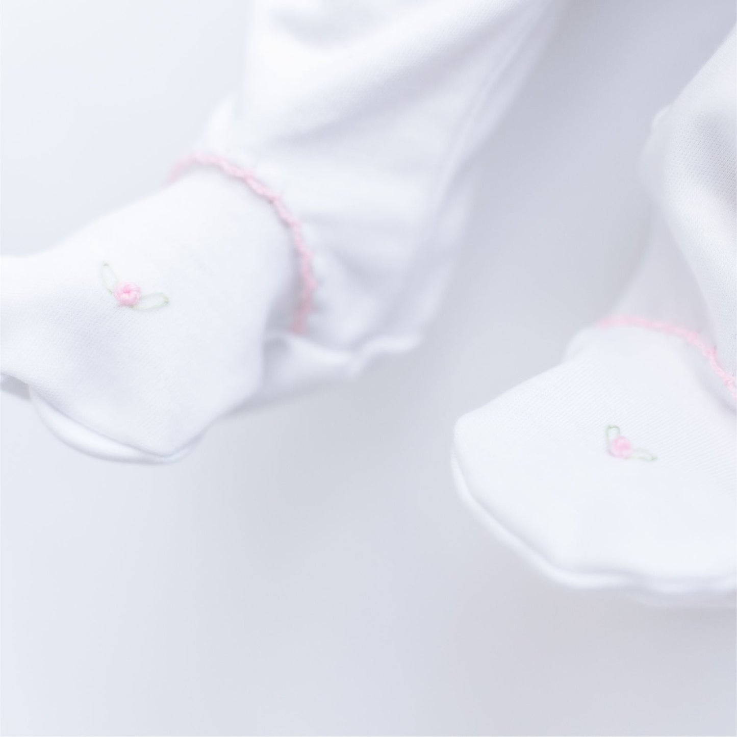 Lizzie's Classics Smocked Footie - Pink - Magnolia BabyFootie