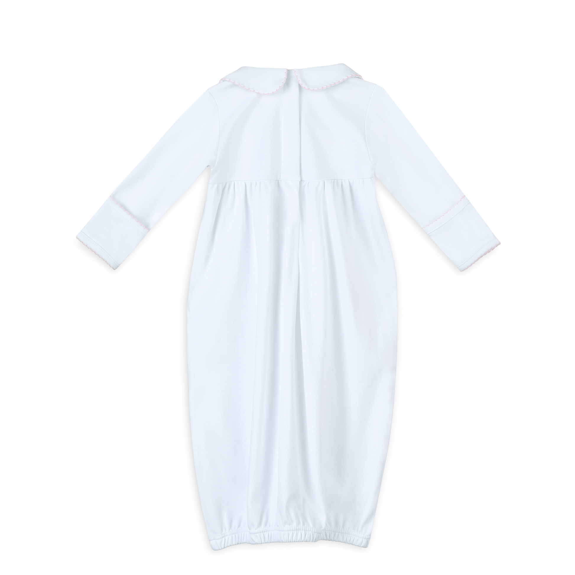 Lizzie's Classics Smocked Gathered Gown - Pink - Magnolia BabyGown