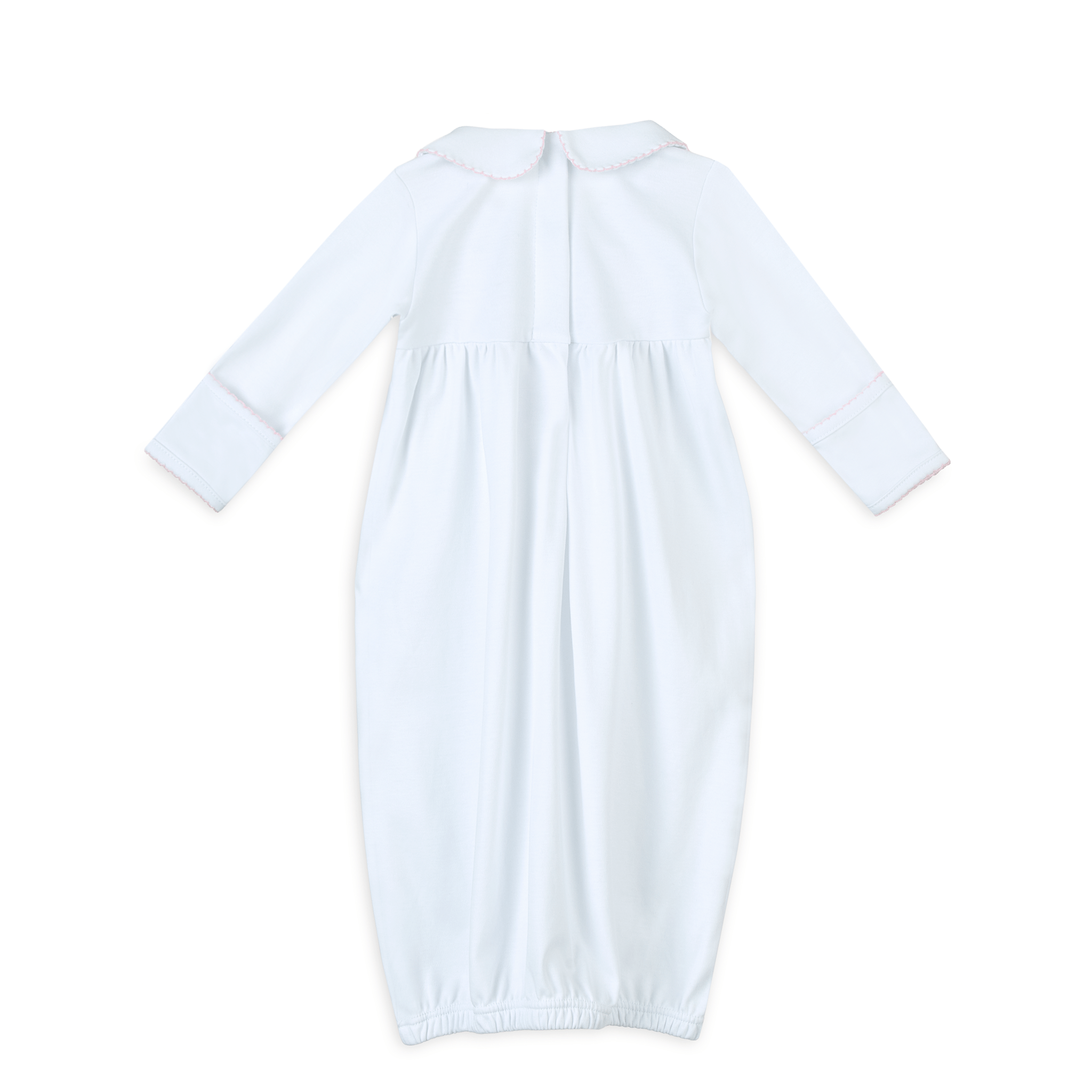 Lizzie's Classics Smocked Gathered Gown - Pink - Magnolia BabyGown