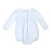 Lizzie's Classics Smocked Long Sleeve Bubble - Pink - Magnolia BabyBubble