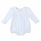 Lizzie's Classics Smocked Long Sleeve Bubble - Pink - Magnolia BabyBubble