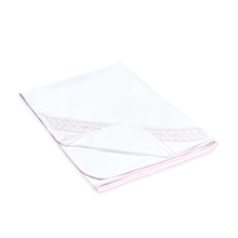  Lizzie's Classics Smocked Receiving Blanket - Pink - Magnolia BabyReceiving Blanket