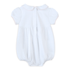 Lizzie's Classics Smocked Short Sleeve Bubble - Pink - Magnolia BabyBubble
