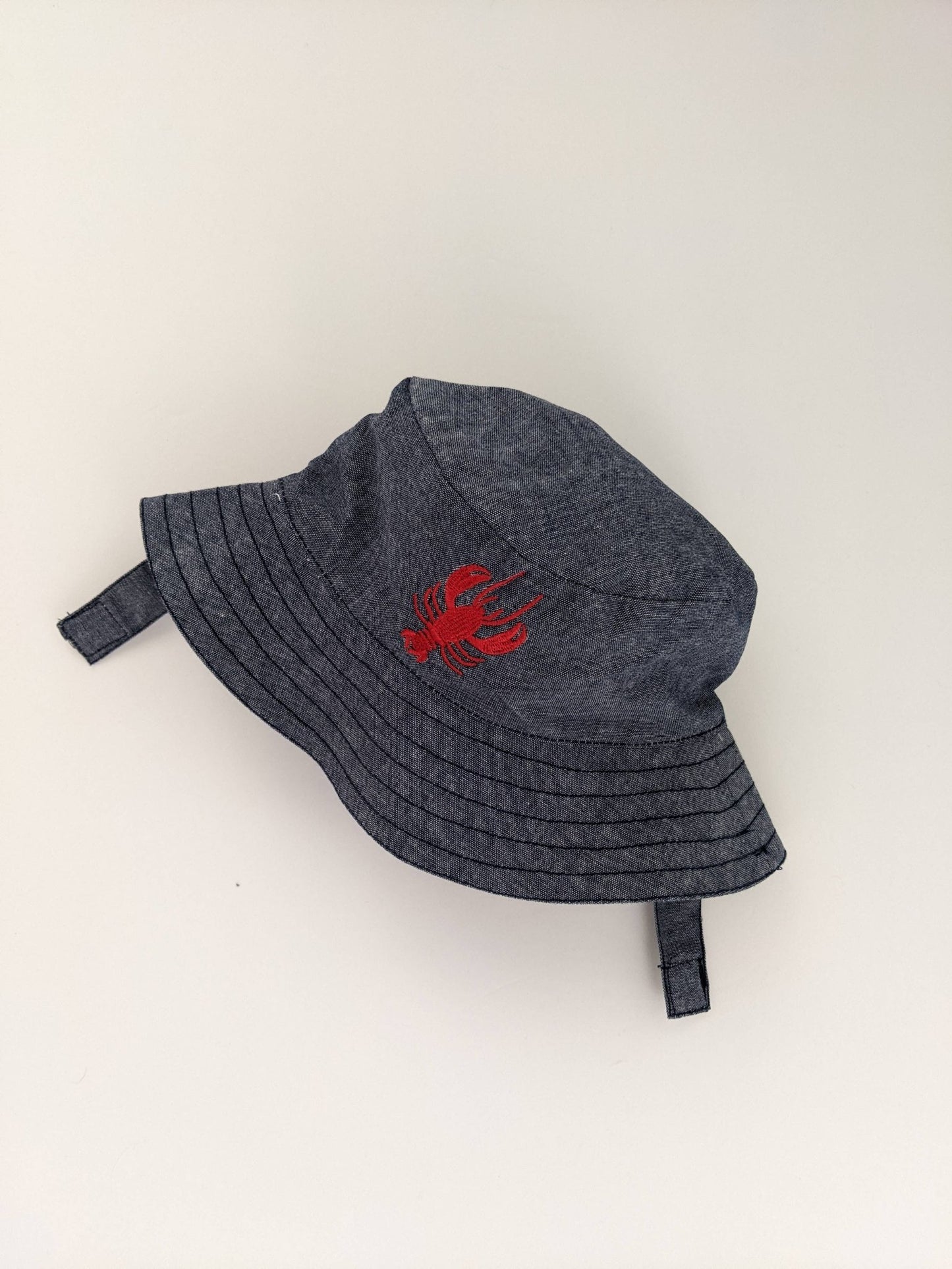 Lobster Chambray Bucket Hat - Magnolia BabyBucket Hat