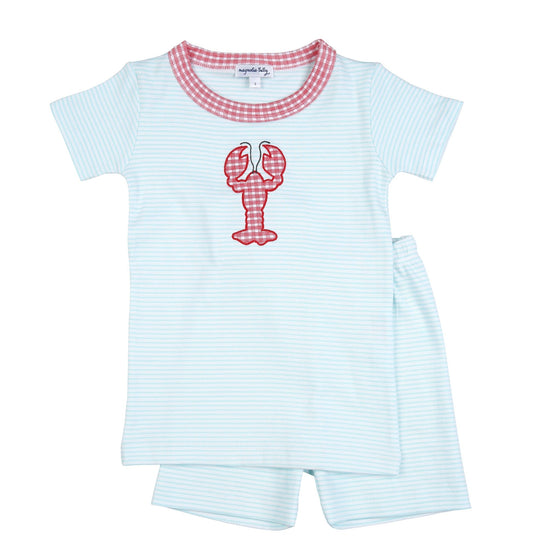 Lobster Fest Applique Long Pajamas - Magnolia BabyLong Pajamas