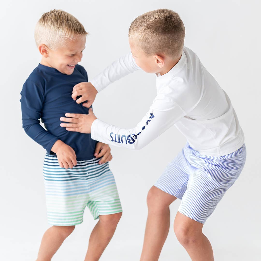 Long Sleeve Rash Guard - Navy Blue - Magnolia BabyRash Guard