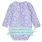 Long Sleeve Rash Guard Swimsuit UPF50 - Magical Mermaid - Magnolia BabySwimsuit