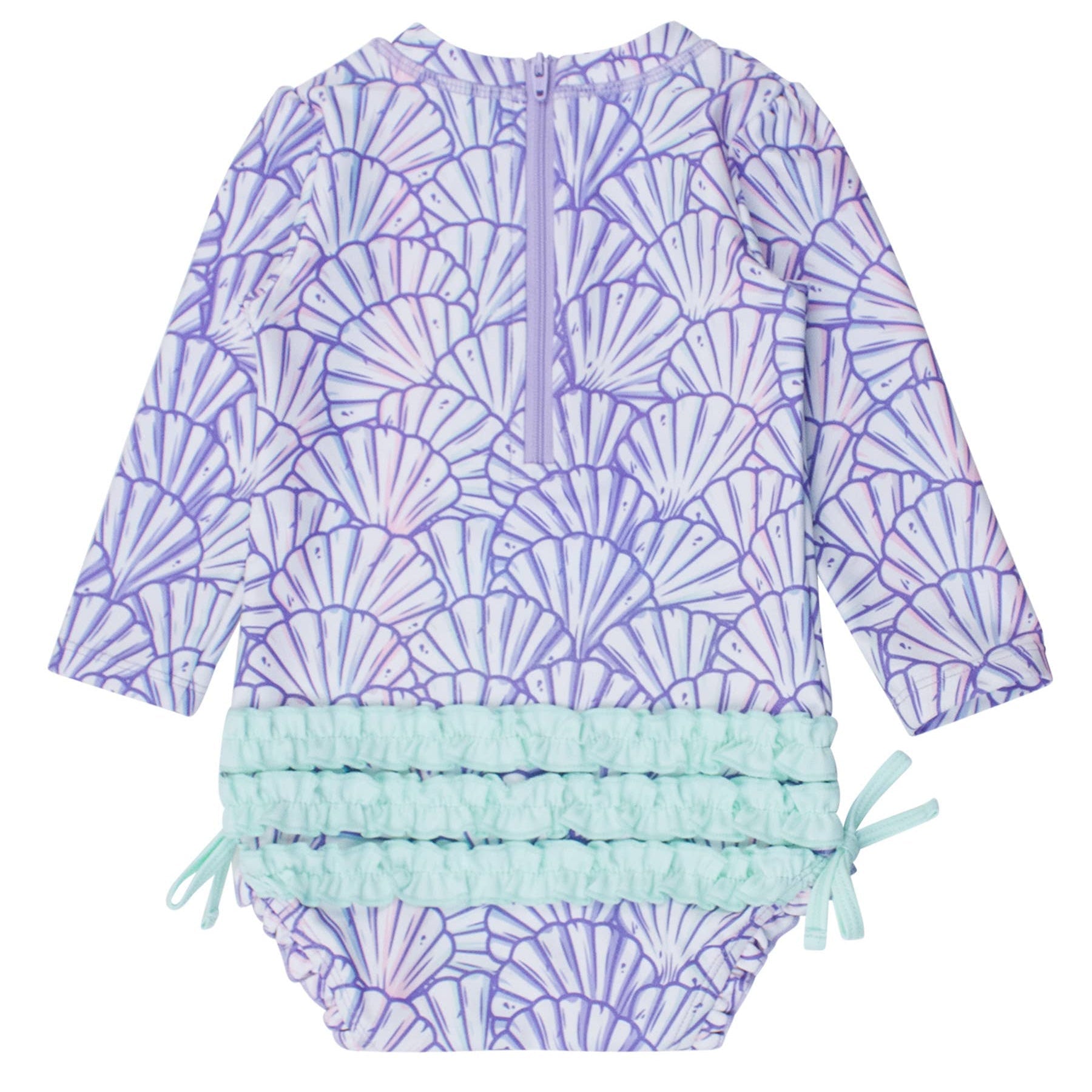 Long Sleeve Rash Guard Swimsuit UPF50 - Magical Mermaid - Magnolia BabySwimsuit