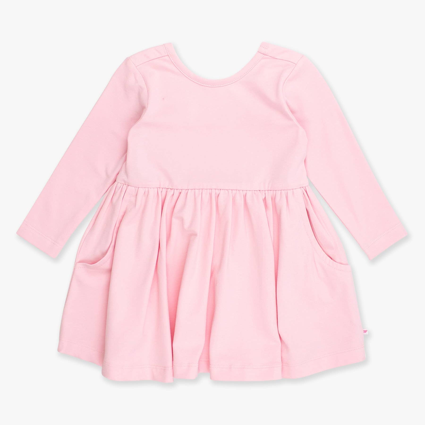 Long Sleeve Twirl Dress - Pink - Magnolia BabyDress
