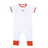 Longhorn Football Embroidered Short Sleeve Playsuit - Magnolia BabyPlaysuit