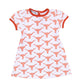 Longhorn Football Printed Short Sleeve Dress Set - Magnolia BabyDress