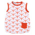Longhorn Football Printed Sleeveless Bubble - Magnolia BabyBubble