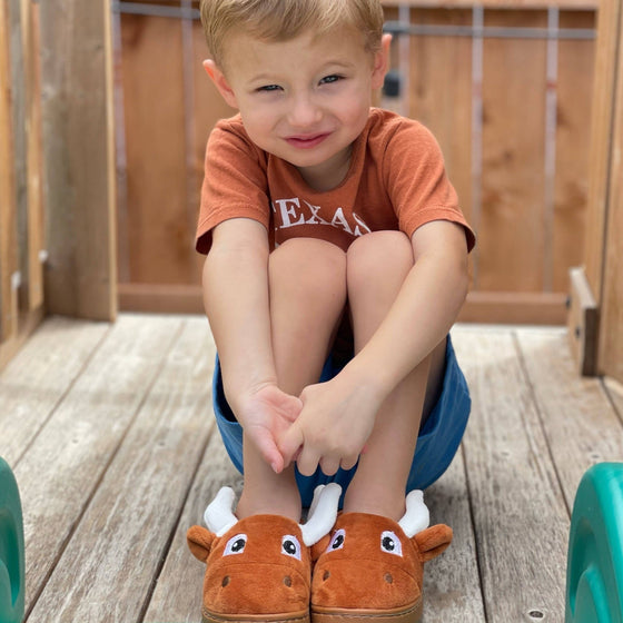 Longhorn Slippers - Magnolia BabySlippers