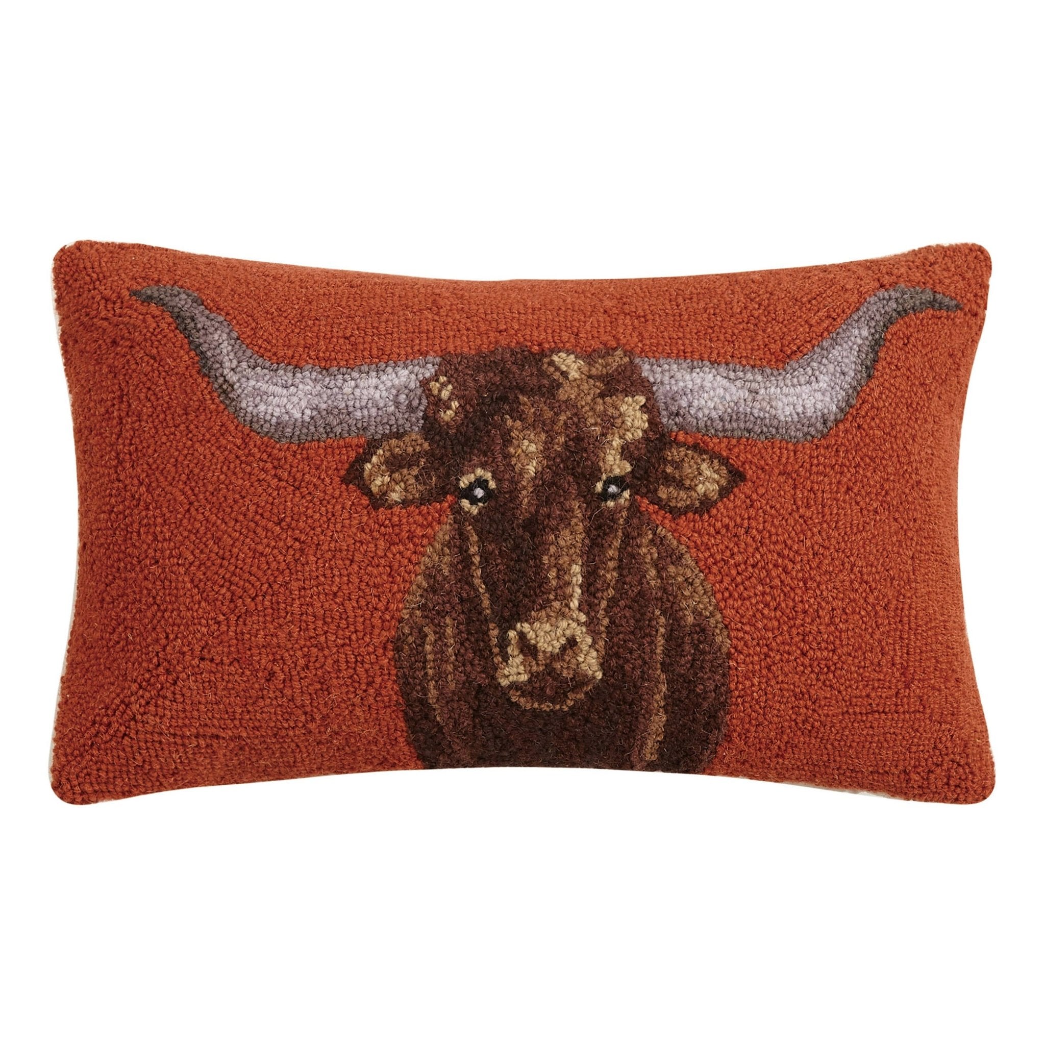 Longhorn Throw Pillow - Magnolia Baby