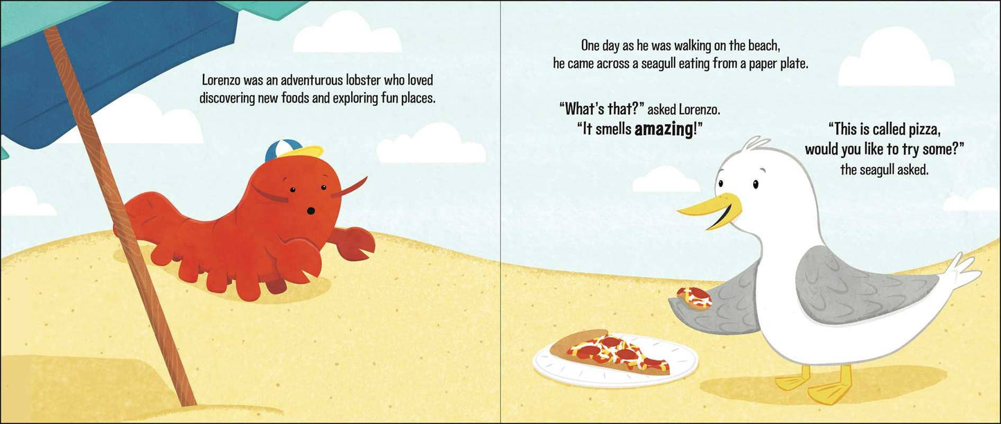Lorenzo, the Pizza - Loving Lobster by Claire Lordon - Magnolia BabyBook