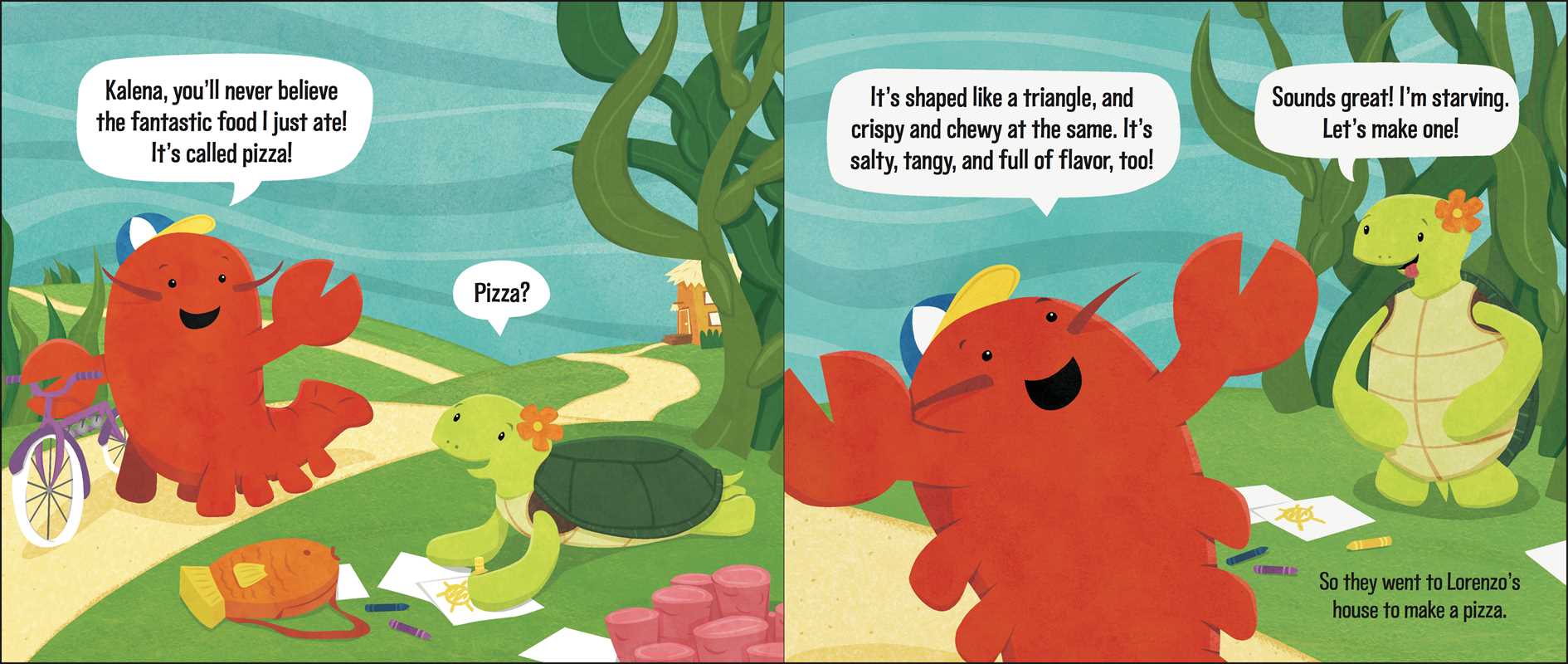 Lorenzo, the Pizza - Loving Lobster by Claire Lordon - Magnolia BabyBook