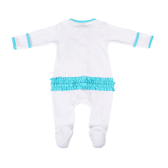 Love Gumballs Ruffle Footie - Magnolia BabyFootie