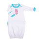 Love Gumballs Ruffle Lap Gown - Magnolia BabyGown