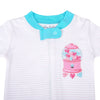 Love Gumballs Zip Pajamas - Magnolia BabyZipper Pajamas