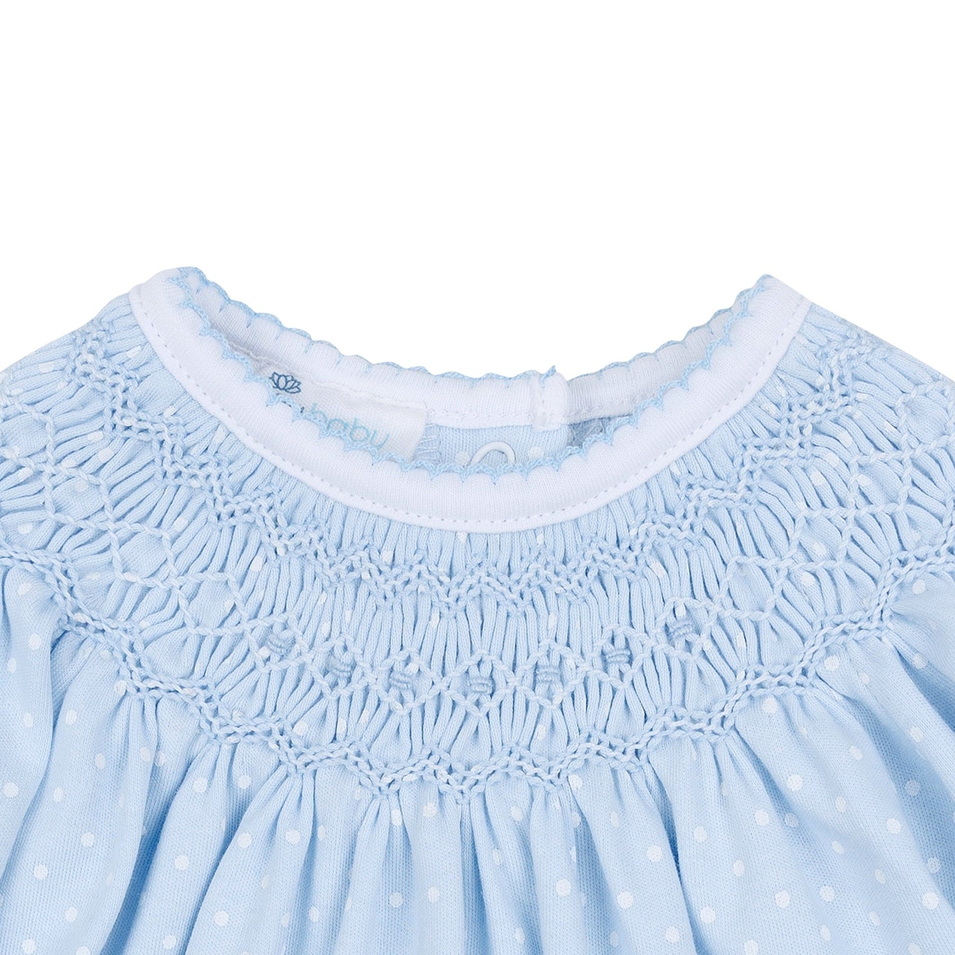 Luca's Classics Bishop Gown - Light Blue - Magnolia BabyGown