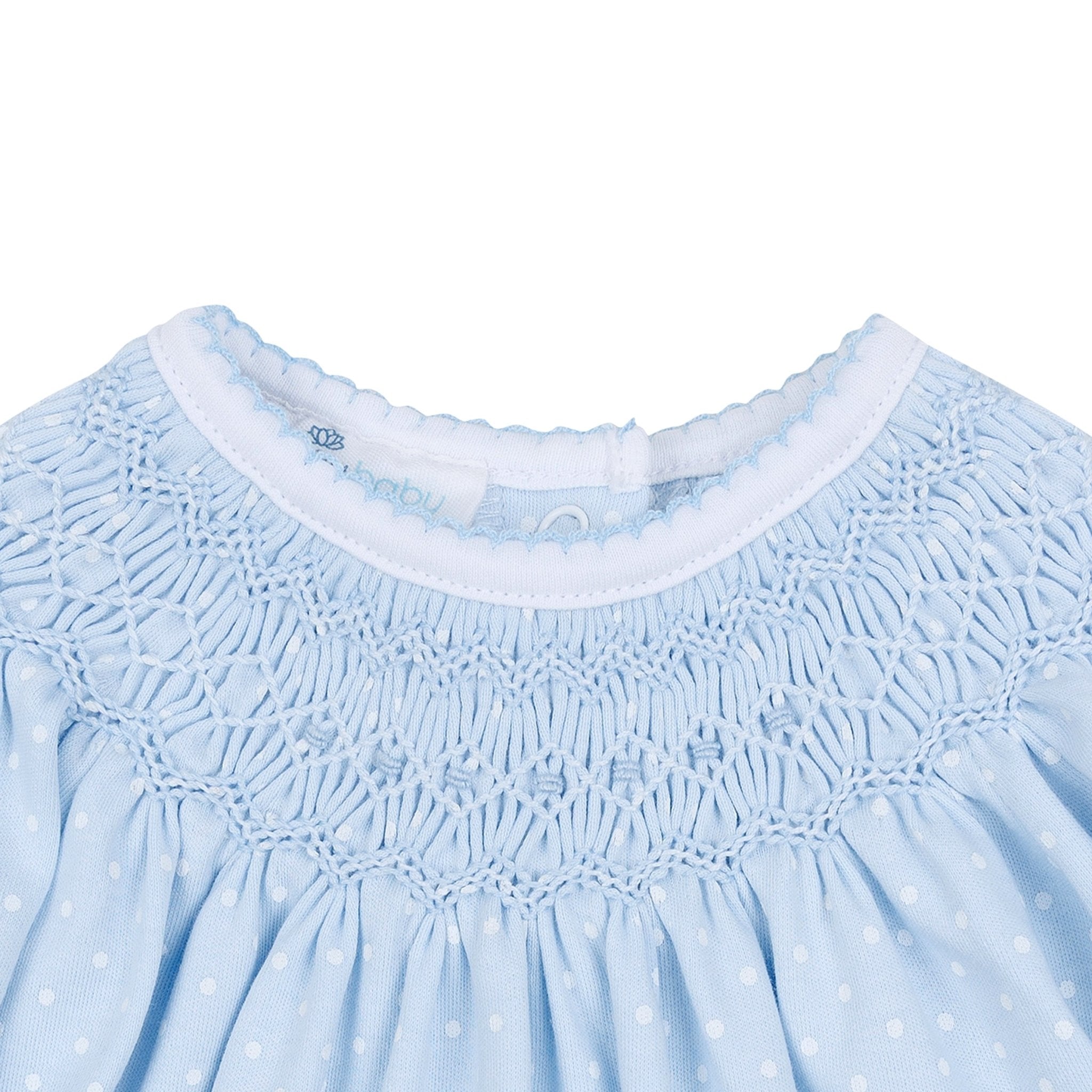 Luca's Classics Bishop Gown - Light Blue - Magnolia BabyGown