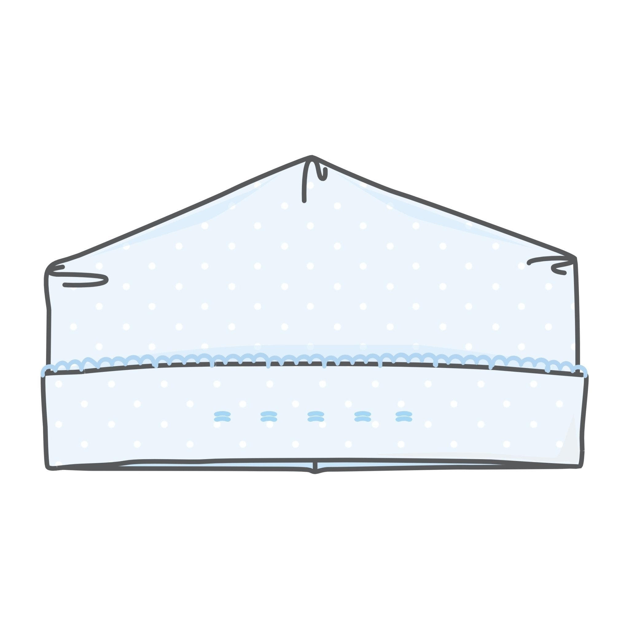 Luca's Classics Embroidered Hat - Light Blue - Magnolia BabyHat