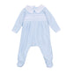 Luca's Classics Smocked Footie - Light Blue - Magnolia BabyFootie