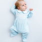Luca's Classics Smocked Footie - Light Blue - Magnolia BabyFootie